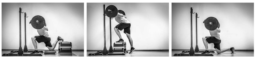 Activación muscular en los ejercicios unilaterales con barra