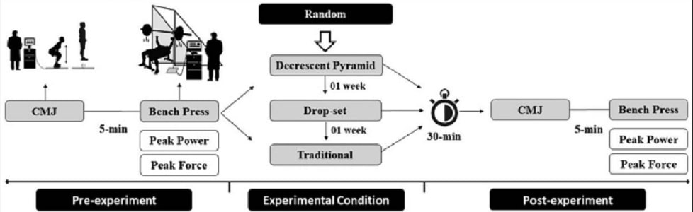 Efecto agudo de los sistemas de serie descendente, tradicional y piramidal en el entrenamiento de la fuerza sobre el rendimiento neuromuscular en adultos entrenados.